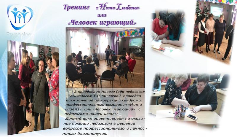 Тренинг   «Homo Ludens»»